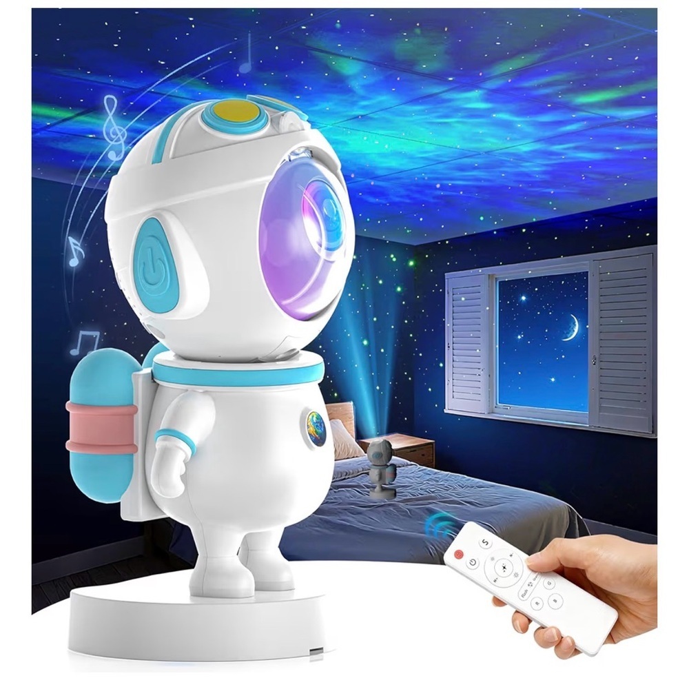 Astronaut Galaxy Star Projector Night Light with Remote NEW